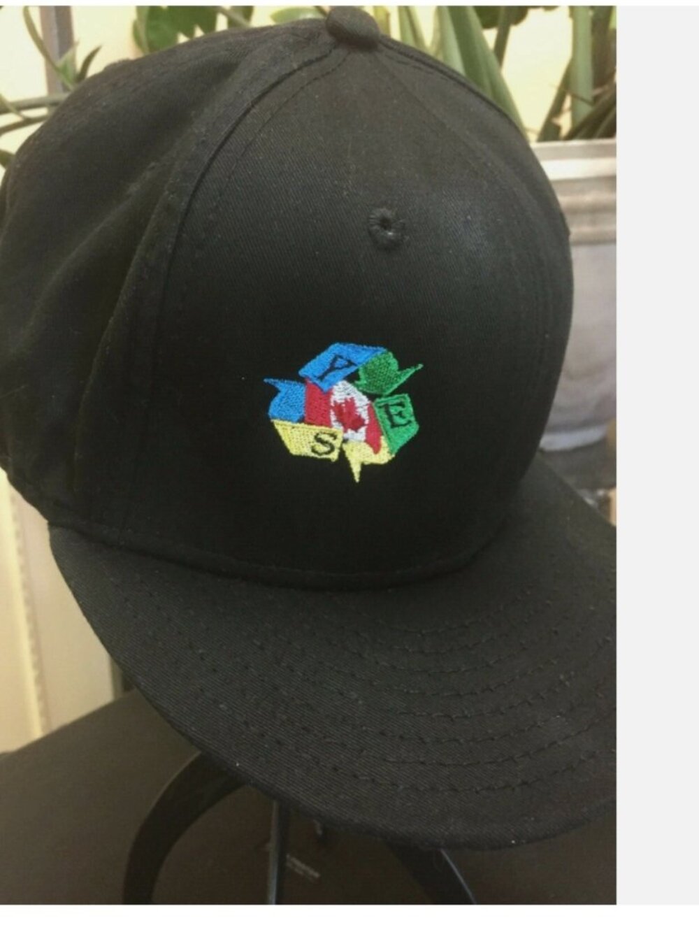 YES Recycling Canada Logo Baseball Trucker Golf Snapback Black Cap Summer Hat